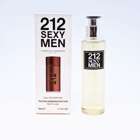Carolina Herrera 212 Sexy men EDT 50 ml - ТЕСТЕР за мъже - Fragrance Bulgaria