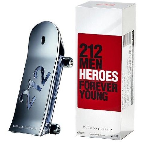 Carolina Herrera 212 Heroes Forever Young EDT 90 мл - ПАРФЮМ  за мъже - Fragrance Bulgaria