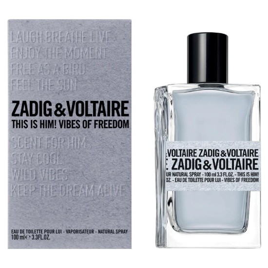 Zadig & Volitaire For Him Vibes of Freedom EDT 100 мл - ПАРФЮМ за мъже - Fragrance Bulgaria