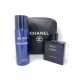 Chanel Bleu EDP 100 мл за Мъже + Дезодорант 200 мл + Несесер - Fragrance Bulgaria