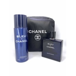 Chanel Bleu EDP 100 мл за Мъже + Дезодорант 200 мл + Несесер