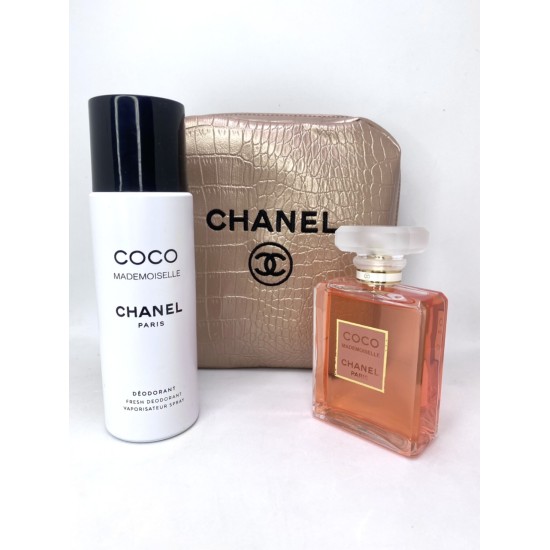 Chanel Coco Mademoiselle EDP 100 мл за Жени + Дезодорант 200 мл + Несесер