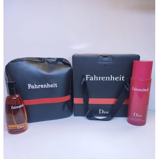 Christian Dior Fahrenheit EDT 100 мл за Мъже + Дезодорант 200 мл + Несесер - Fragrance Bulgaria