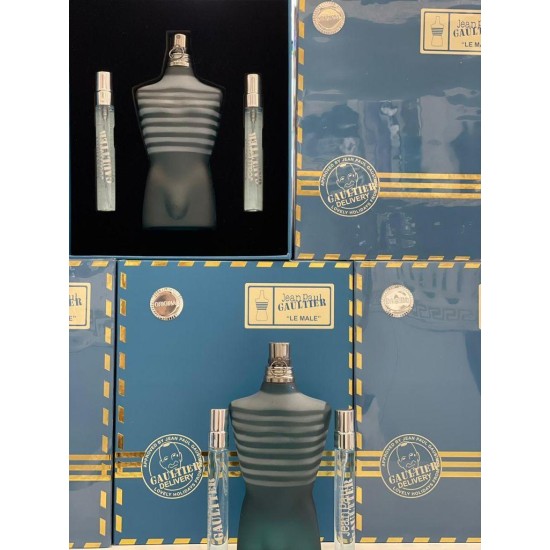 Jean Paul Gaultier Le Male EDT 125 мл + 2 бр. парфюмна вода 10 мл - Подаръчен комплект за мъже - Fragrance Bulgaria