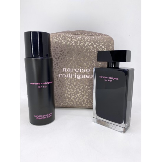 Narciso Rodriguez For Her EDT 100 мл за Жени + Дезодорант 200 мл + Несесер - Fragrance Bulgaria