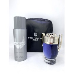 Paco Rabanne Invictus EDT 100 мл за Мъже + Дезодорант 200 мл + Несесер