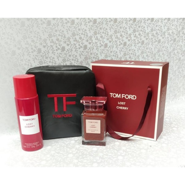 Tom Ford Lost Cherry EDP 100 мл за Мъже + Дезодорант 200 мл + Несесер - Fragrance Bulgaria