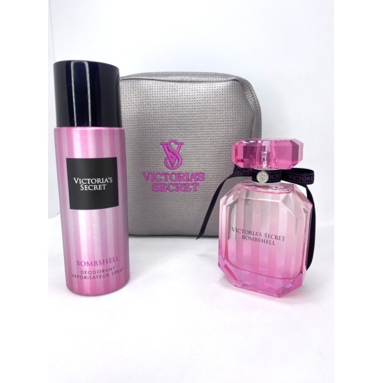 Victoria`s Secret Bombshell EDP 100 мл за Жени + Дезодорант 200 мл + Несесер - Fragrance Bulgaria