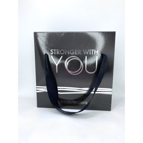 Armani Stronger With You EDT 100 мл за Мъже + Дезодорант 200 мл + Несесер - Fragrance Bulgaria