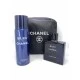 Chanel Bleu EDP 100 мл за Мъже + Дезодорант 200 мл + Несесер - Fragrance Bulgaria