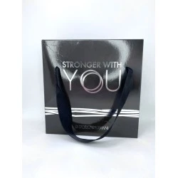 Armani Stronger With You EDT 100 мл за Мъже + Дезодорант 200 мл + Несесер Armani Stronger With You EDT 100 мл за Мъже + Дезодорант 200 мл + Несесер