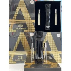 Armani Black Code 125 мл + 2 бр. парфюмна вода 10 мл  - Подаръчен комплект за мъже Armani Black Code 125 мл + 2 бр. парфюмна вода 10 мл  - Подаръчен комплект за мъже